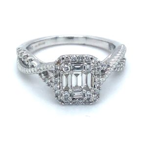 18ct White Gold Diamond Ring