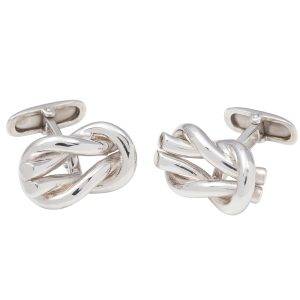 Sterling Silver Knot Cufflinks