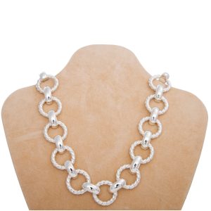 Chunky Sterling Silver Necklace