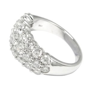 18ct White Gold, Round Diamond Ring