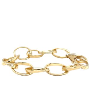 Sterling Silver Gilt link bracelet